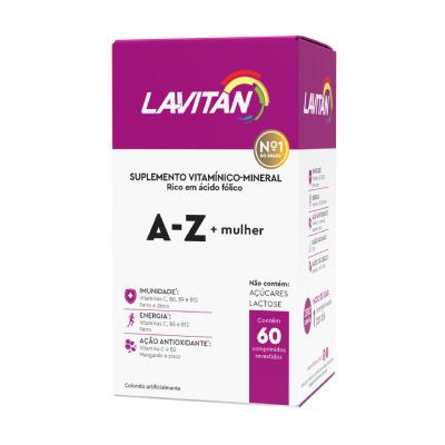 Suplemento Vitamínico Lavitan A-Z Mulher 60 Comprimidos